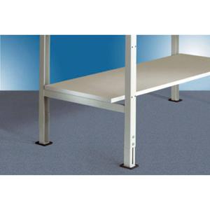 Manuflex ZB3757 Legplanken voor universele werktafels mobiele bxd 1500 x 800 mm, bxdxh= 1500 x 500 x 19 mm