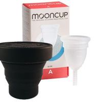 Mooncup menstruatiecup met magnetron sterilisator (Maat: Maat A) - thumbnail