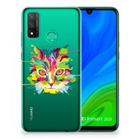 Huawei P Smart 2020 Telefoonhoesje met Naam Cat Color