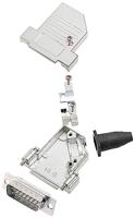 Encitech DTSL15-SJSRG-S-DMP-W-K 6355-8091-22 D-SUB Stiftleisten-Set 45° Polzahl: 15 Lötkelch 1 pc(s)