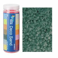 2x busjes grof decoratie zand/kiezels turquoise 500 gram