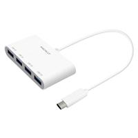 Macally UCHUB4 USB-C naar 4-poorts USB-A hub voor MacBook, MacBook Pro