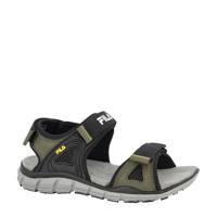 Fila sandalen zwart/kaki