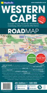 Wegenkaart - landkaart 10 Western Cape Road Map | MapStudio