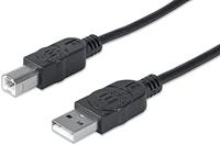 Manhattan 333382 hi-speed usb-apparaatkabel zwart