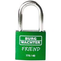 Burg Wächter 39451 Hangslot 40.00 mm Verschillend sluitend Groen Sleutelslot - thumbnail