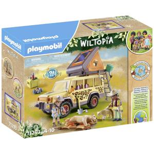 Playmobil Wiltopia Met de terreinwagen bij de leeuwen 71293