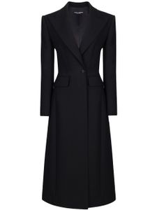 Dolce & Gabbana double-breasted long coat - Noir