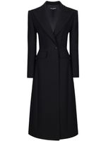 Dolce & Gabbana double-breasted long coat - Noir - thumbnail