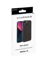 Vivanco Pure Backcover Apple iPhone 13 Zwart Inductieve lading, Stootbestendig - thumbnail