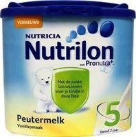 Nutrilon 5 Peuter groeimelk vanille (400 gr)