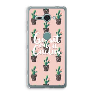 Cactus quote: Sony Xperia XZ2 Compact Transparant Hoesje