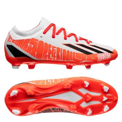 adidas X Speedportal Messi .3 FG Balon te Adoro - Wit/Zwart/Rood Kinderen