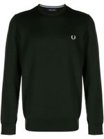 Fred Perry pull à logo brodé - Vert