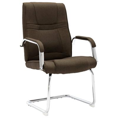 Vidaxl Kantoorstoel Stof Bruin