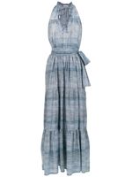 Amir Slama long denim dress - Bleu - thumbnail