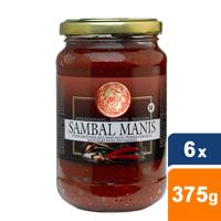 Koningsvogel - Sambal Manis - 6x 375g