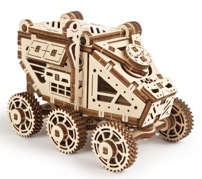 Ugears bouwpakket Mars Buggy 9 x 6,5 x 7 cm hout bruin 96 delig Ugears bouwpakket Mars Buggy 9 x 6,5 x 7 cm hout bruin 96 delig