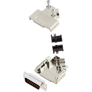 Amphenol L17D45PK-M-25+L717SDB25P D-sub male connectorset 45 ° Aantal polen: 25 Soldeerkelk 1 stuk(s)