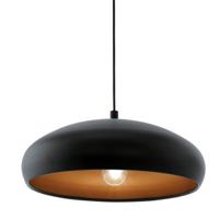 Eglo Landelijke hanglamp Mogano 1 40cm zwart met roodkoper 94605