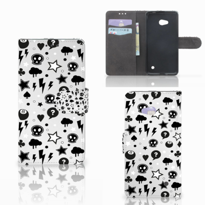 Telefoonhoesje met Naam Microsoft Lumia 640 Silver Punk