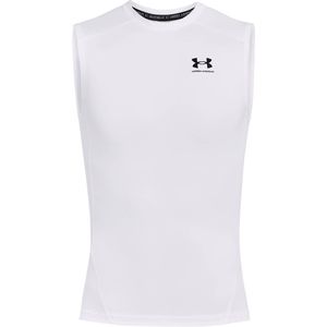 Under Armour Heatgear Sleeveless Shirt - Opruiming - Kleding - wit - maat XS