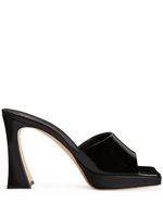 Giuseppe Zanotti sandales Solhene 100 mm en cuir - Noir