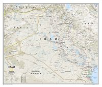 Wandkaart Iraq - Irak, 72 x 62 cm | National Geographic - thumbnail