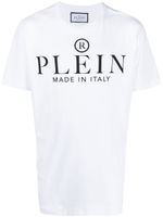 Philipp Plein t-shirt en coton à logo imprimé - Blanc