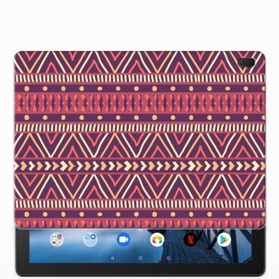 Lenovo Tab E10 Hippe Hoes Aztec Paars Lenovo Tab E10 Hippe Hoes Aztec Paars