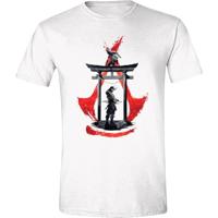Assassin's Creed Shadows Herenshirt met korte mouwen, Wit, M