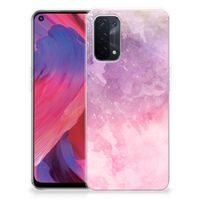 Hoesje maken OPPO A74 5G | A54 5G Pink Purple Paint - thumbnail