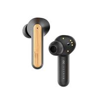 House of Marley Redemption ANC Oortelefoons – Active Noise Cancelling, Volledig Draadloos Bluetooth Oortjes, Zweetbestendige Oordopjes, 28 Uur Speeltijd, USB-C Snel Lader, Ecologisch Bamboe - Zwart