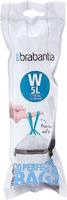 Brabantia PerfectFit Vuilniszak code W, 5 Liter, 20 stuks/rol