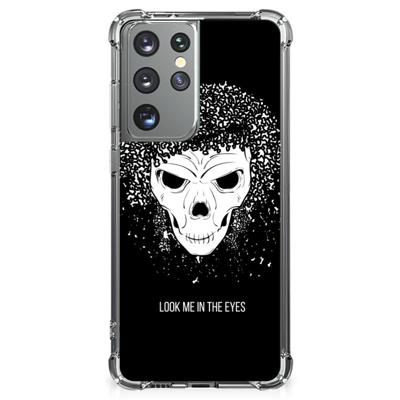 Extreme Case Samsung Galaxy S21 Ultra Skull Hair Extreme Case Samsung Galaxy S21 Ultra Skull Hair