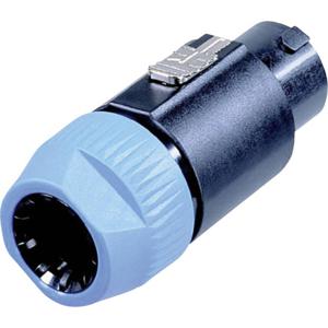 Neutrik NL8FC Luidsprekerconnector Stekker, recht Aantal polen: 8 Zwart, Blauw 1 stuk(s)