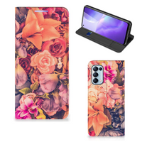 OPPO Find X3 Lite Smart Cover Bosje Bloemen