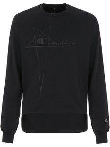 Rick Owens X Champion x Champion sweat à encolure ras du cou - Noir