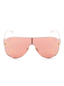 Gucci Eyewear lunettes de soleil à monture oversize - Rose