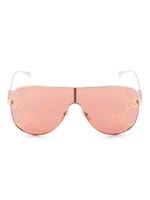 Gucci Eyewear lunettes de soleil à monture oversize - Rose