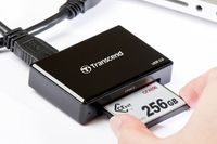 Transcend CFast 2.0 USB3.0 geheugenkaartlezer USB 3.2 Gen 1 (3.1 Gen 1) Zwart - thumbnail