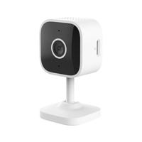 Trust IPCAM-2900 Camera Beveiliging voor Binnen met Nachtzicht, Ingebouwde Sirene en Microfoon, Human Detection, Wifi Beveiligingscamera met App, Smart Home, Wit