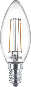 Philips Lighting 78205400 LED-lamp Energielabel E (A - G) E14 Kaars 2 W = 25 W Warmwit (Ø x l) 3.5 cm x 9.7 cm 2 stuk(s)