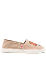 Kenzo espadrilles Boke Flower en toile - Marron