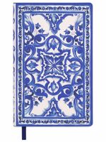 Dolce & Gabbana carnet à imprimé graphique - Bleu