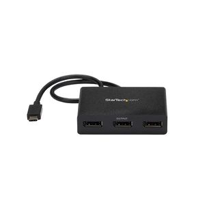 StarTech.com USB-C naar DisplayPort multi-monitor video splitter 3 poorts MST hub