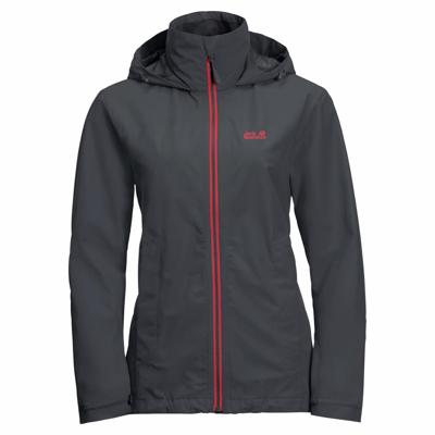 Jack Wolfskin Evandale Zomerjas Dames Zwart