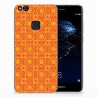 Huawei P10 Lite TPU bumper Batik Oranje - thumbnail