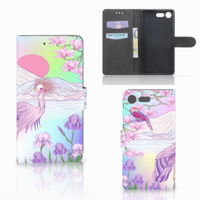 Sony Xperia XZ Premium Telefoonhoesje met Pasjes Bird