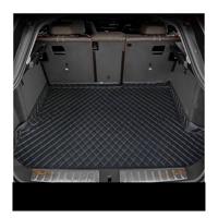 Kofferbakbeschermingspad Auto Vloermatten Voor VOLVO XC60 2009 2010 2011 2012 2013 2014 2015 Auto Kofferbakmat Voetkussens Tapijt Interieur Accessoires Kofferbakmat(Black- Blue-1PC)